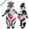 Disfraz Inflable Vaca Bobo - Traje Divertido para Fiestas y Festivales