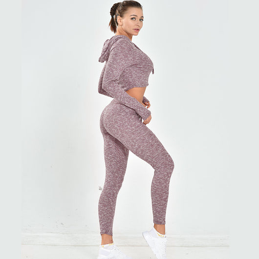 Conjunto Deportivo Ajustado de Punto para Fitness - Image 12