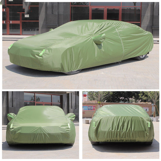 Funda Protectora Universal para Auto con Recubrimiento Plateado Taffeta 190T210T