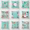 2021 Amazon New Cartoon Navidad Pillowcase Rojo 45 X 45 Cm