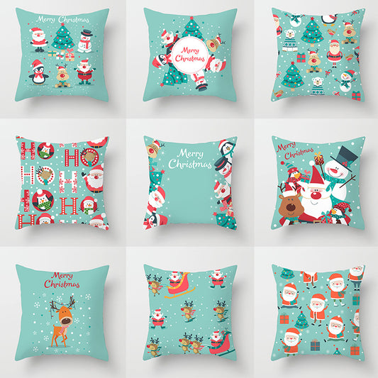 Funda de Almohada Navideña con Diseño Infantil