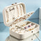 Organizador de Joyas de Dos Niveles Estilo Coreano para Aretes y Anillos
