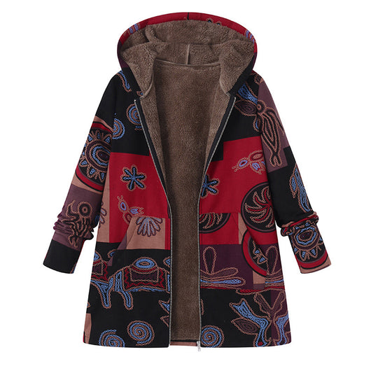 Sudadera Polar Cálida con Capucha para Mujer - Manga Larga Casual - Image 3