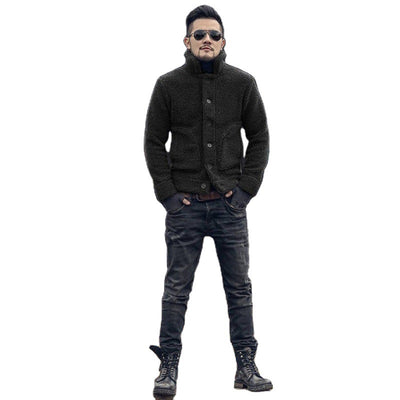 Chaqueta de Hombre Gruesa Cordero Térmico Corta - Image 2