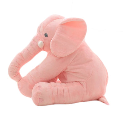 Pink 60cm and yellow 40cm elephant plush dolls, soft comfort pillows for babies and kids. - Image 35