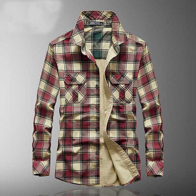 Camisa de Manga Larga a Cuadros para Hombre - Image 5