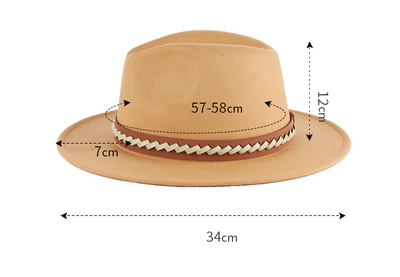 Sombreros de Fieltro Otoño Invierno para Hombre y Mujer - Estilo Británico - Image 9