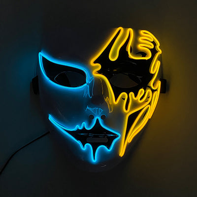 Máscara Zombie Grimace Luminiscente con Luz Fría para Halloween - Image 15