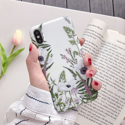 Funda Protectora para Celular Acuarela Antigolpes