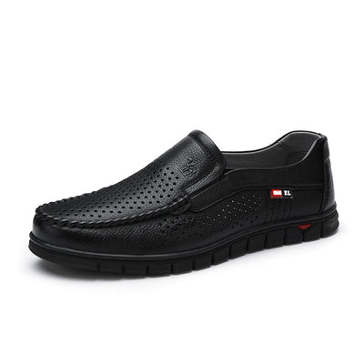 Zapatos de Cuero de Camello Transpirables para Hombre - Image 5
