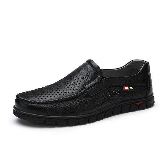 Zapatos de Cuero de Camello Transpirables para Hombre - Image 5