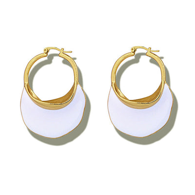 Aretes Retro Grandes Estéreo para Mujer - Image 3
