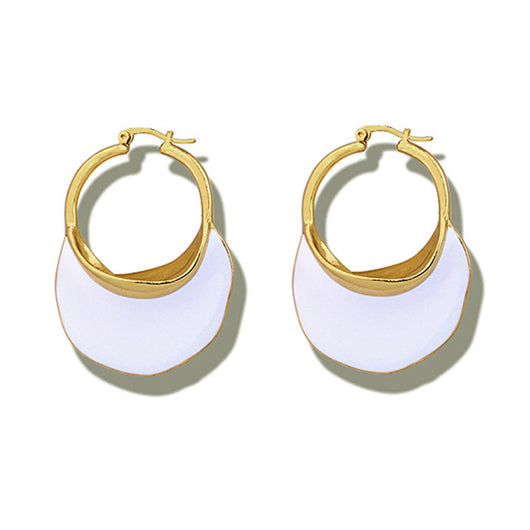 Aretes Retro Grandes Estéreo para Mujer - Image 3