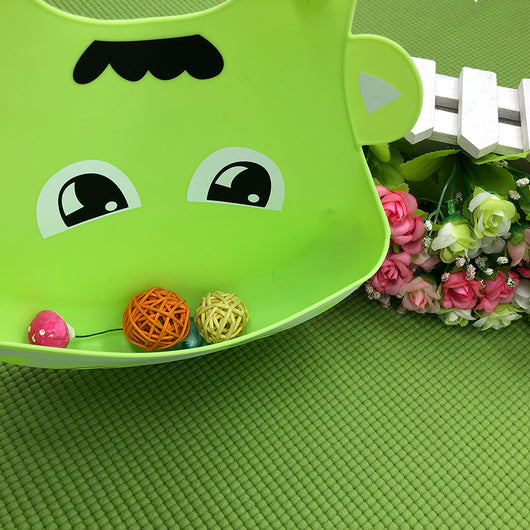 Baberos Silicona Grado Alimentario con Bolsillo para Comida | Baberos Impermeables Ajustables para Niños - Image 5