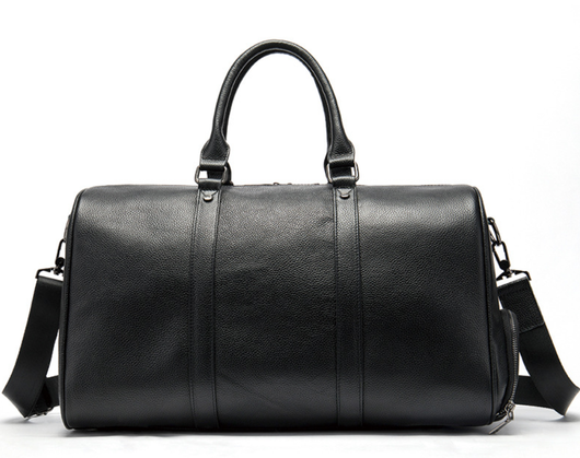 Bolsa de Viaje de Cuero Premium con Compartimento de Zapatos y Bandolera - Image 2