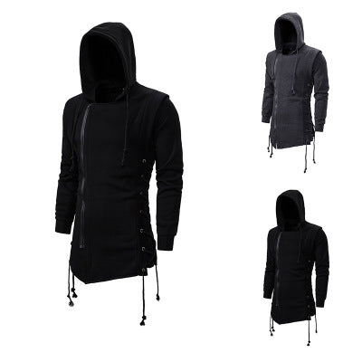 Chamarra Hoodie Suelta Talla Grande para Hombre - Image 8