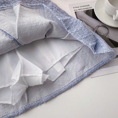 Falda Plisada Cintura Alta con Hebilla de Perla Irregular - Image 21