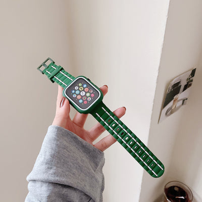 Set de Correas de Silicona para Apple Watch 7, SE y 8 con Funda Protectora - Image 20