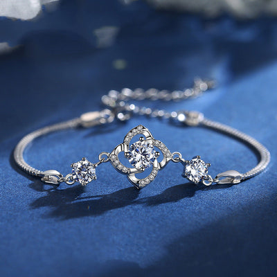 Pulsera de Plata 925 con Trébol de Cuatro Hojas para Mujer - Image 6