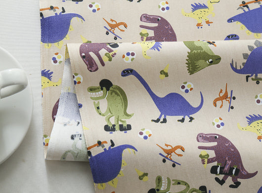 Tela Estampada de Sarga con Diseños Infantiles Creativos - Image 7