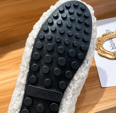 Zapatos Cálidos Acolchados de Terciopelo para Mujer Talla Grande - Image 15