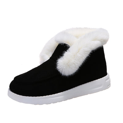 Zapatos Casuales de Algodón para Mujer Talla Grande con Punta Redonda - Image 2