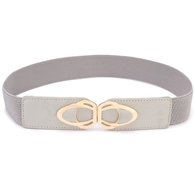 Cinturón Ancho de Cuero PU Elástico para Mujer - Image 8