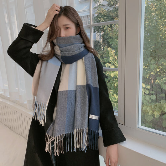 Bufanda Cashmere Cuadros para Mujer - Elegancia y Calidez - Image 27