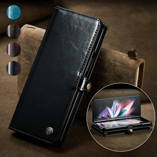 Funda Protectora para Celular con Patrón Cuero Crazy Horse - Image 11
