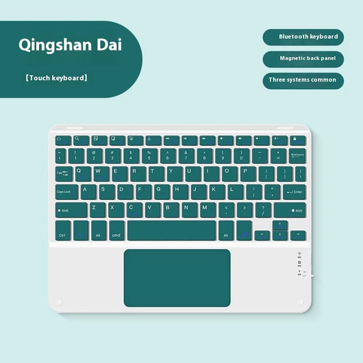 Teclado Bluetooth con Touchpad para Móvil y Tablet - Recargable Inalámbrico - Image 10