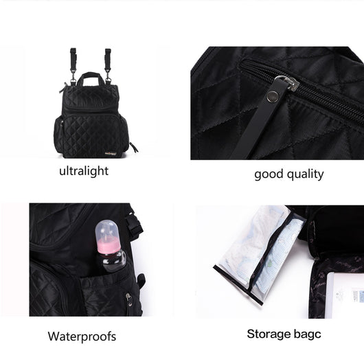 Mochila Multifuncional para Mamá con Espacio para Bebé - Image 3