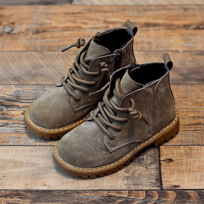 Botas Militares Martin para Niños y Adolescentes - Estilo Negro Clásico - Image 3