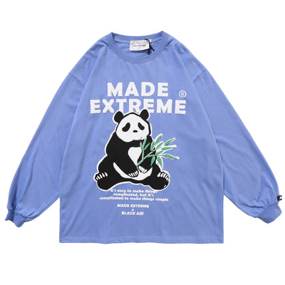 Sudadera Oversize con Estampado Panda - Mangas Largas - Image 14