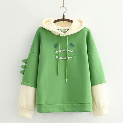 Sudadera con Capucha Color Block y Forro Polar Cálido - Image 10