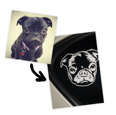 Calcomanía Personalizada para Auto con Foto de tu Mascota - Image 9