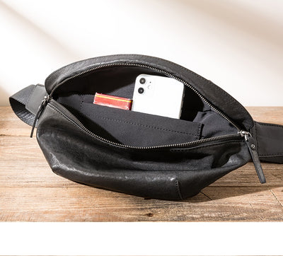 Bolsa Mensajera de Cuero Genuino para Trabajo y Uso Diario - Image 4