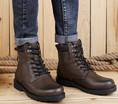 Botas de Cuero Natural Premium para Hombre