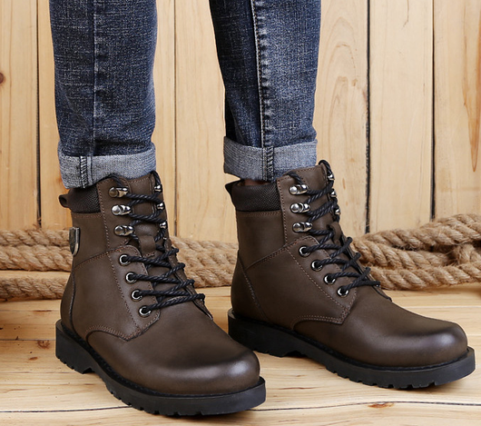 Botas de Cuero Natural Premium para Hombre