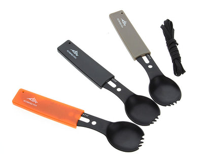 Set de Cubiertos Camping con Silbato - Herramienta Multiusos para Aventuras - Image 4