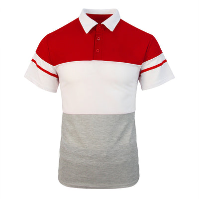 Polo Shirt Bicolor con Costuras Contrastantes para Hombre - Image 13