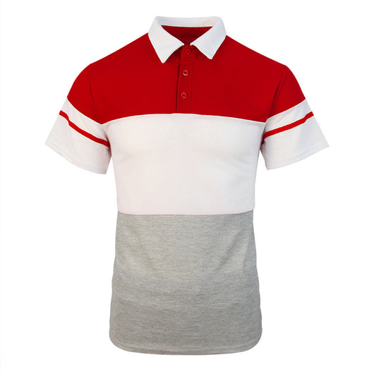 Polo Shirt Bicolor con Costuras Contrastantes para Hombre - Image 13