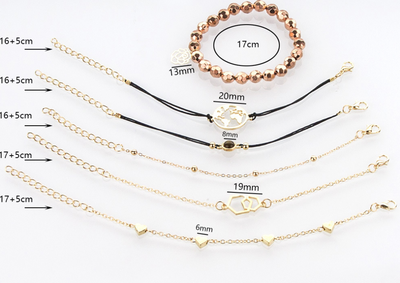 Set de Pulseras Bohemias Vintage con Cuentas y Amuletos para Mujer - Image 39