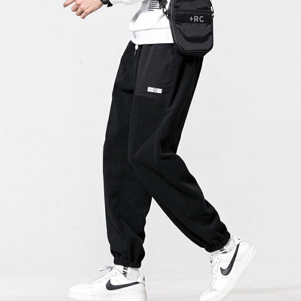 Pantalones Deportivos Casuales con Forro Grueso y Terciopelo