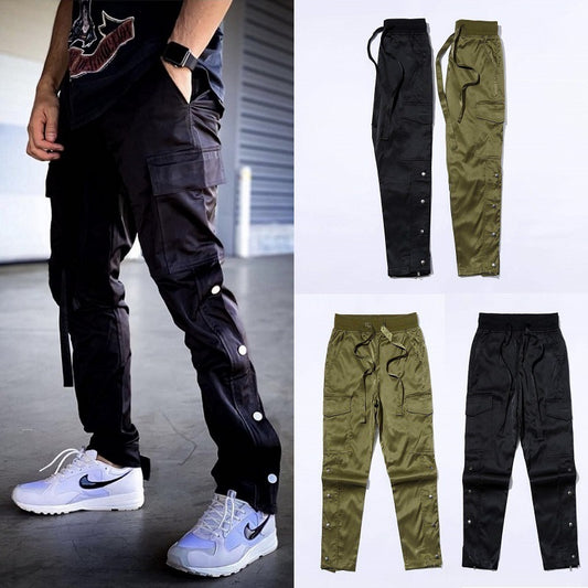 Pantalones Cargo con Cierre de Velcro para Hombre