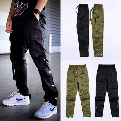 Pantalones Cargo con Cierre de Velcro para Hombre