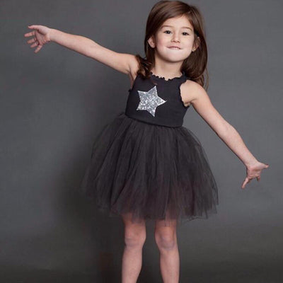 Vestido de Princesa con Lentejuelas Pentagrama para Niñas - Image 2