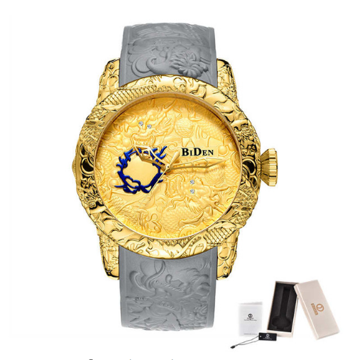 Reloj Deportivo Hombre Lujo Dragón 3D Sumergible Cuarzo Premium - Image 6
