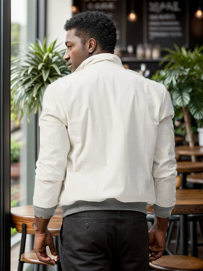 Chaqueta Larga de Manga Larga con Detalles a Contraste - Estilo Moderno - Image 12
