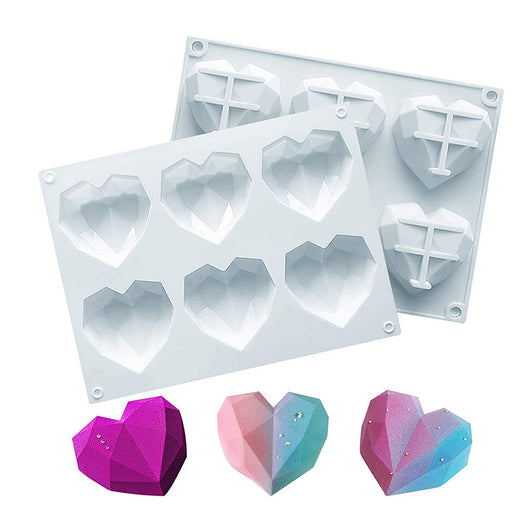 Juego de Moldes de Silicona para Chocolate y Pasteles Diamante Amor - Image 8