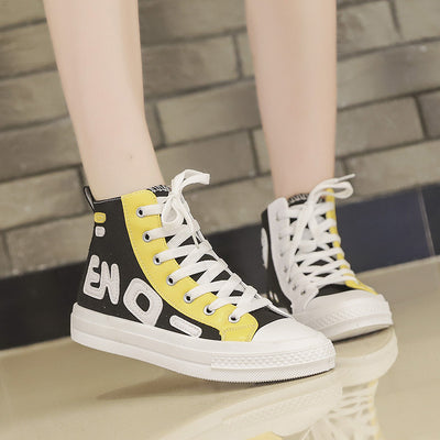 Zapatillas Altas de Lona Estilo Urbano - Image 3